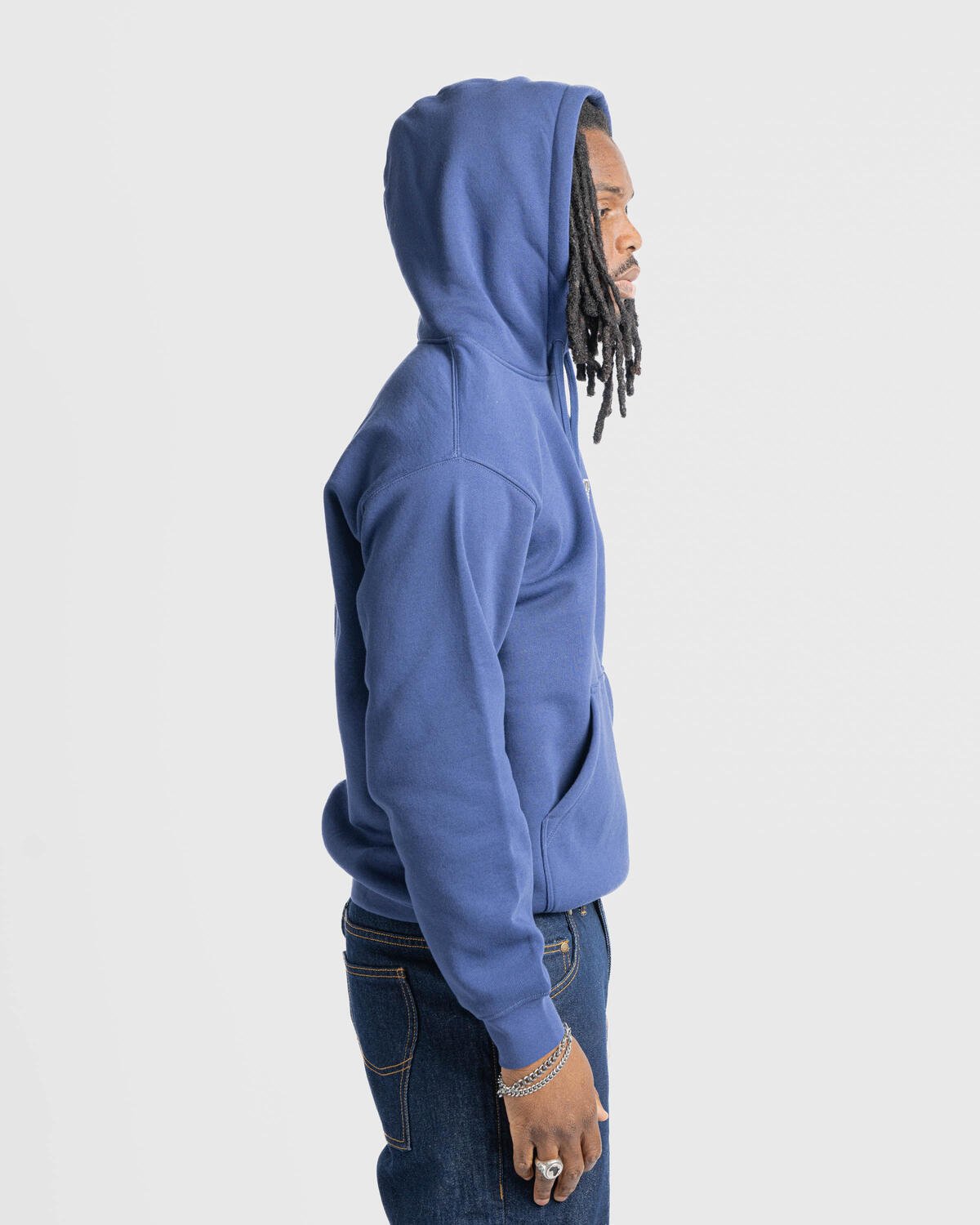 Dime Pixel Cursive Hoodie | DIMEFA2419BLU | AFEW STORE